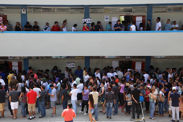 Resultados electorales Per&uacute;